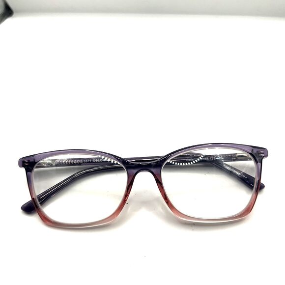 Cafe Lunettes Eyeglasses 3371 Color #3 Designer Frames Only Purple52-16-135 main image 5
